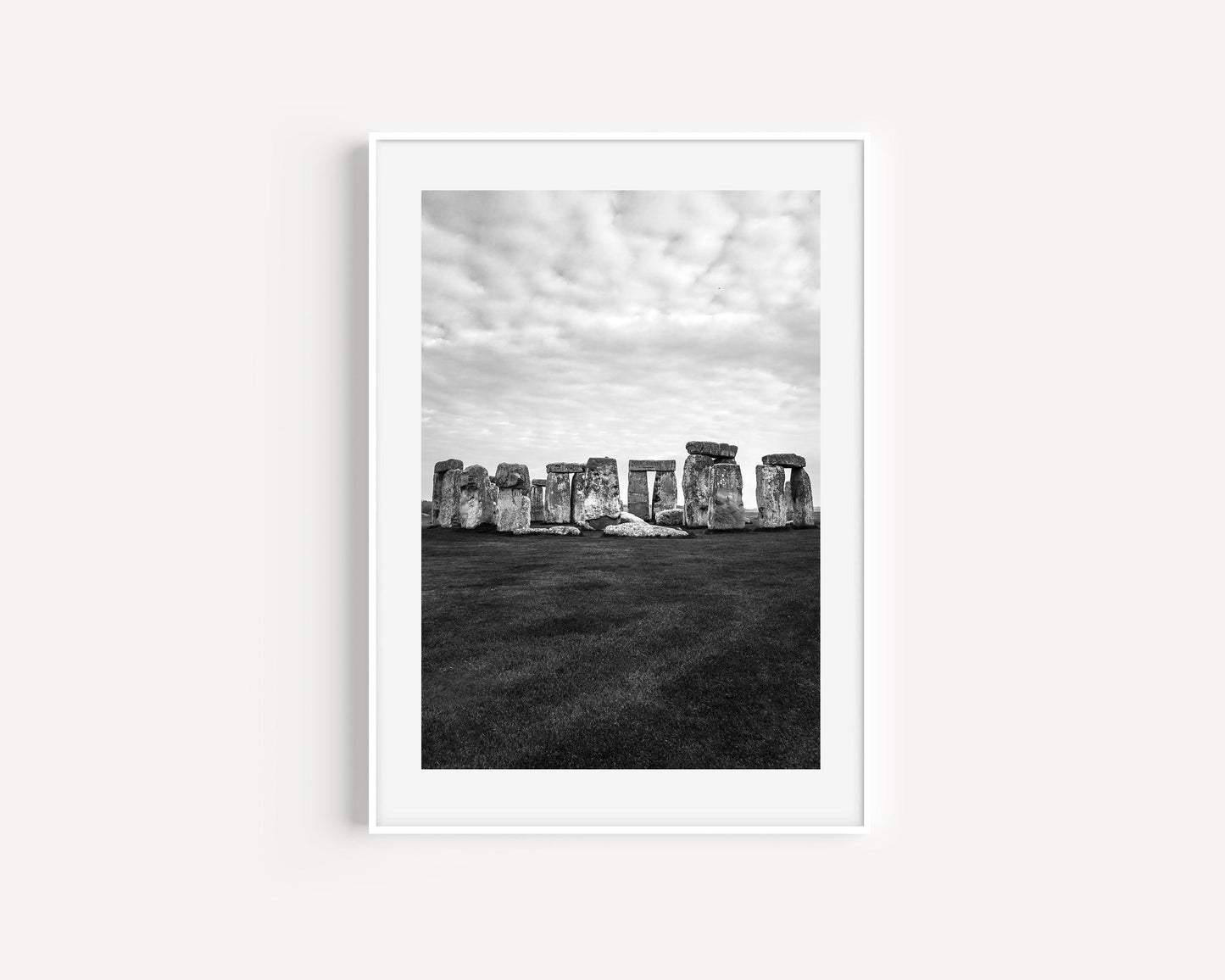 B&W Stonehenge II | United Kingdom Print - Departures Print Shop