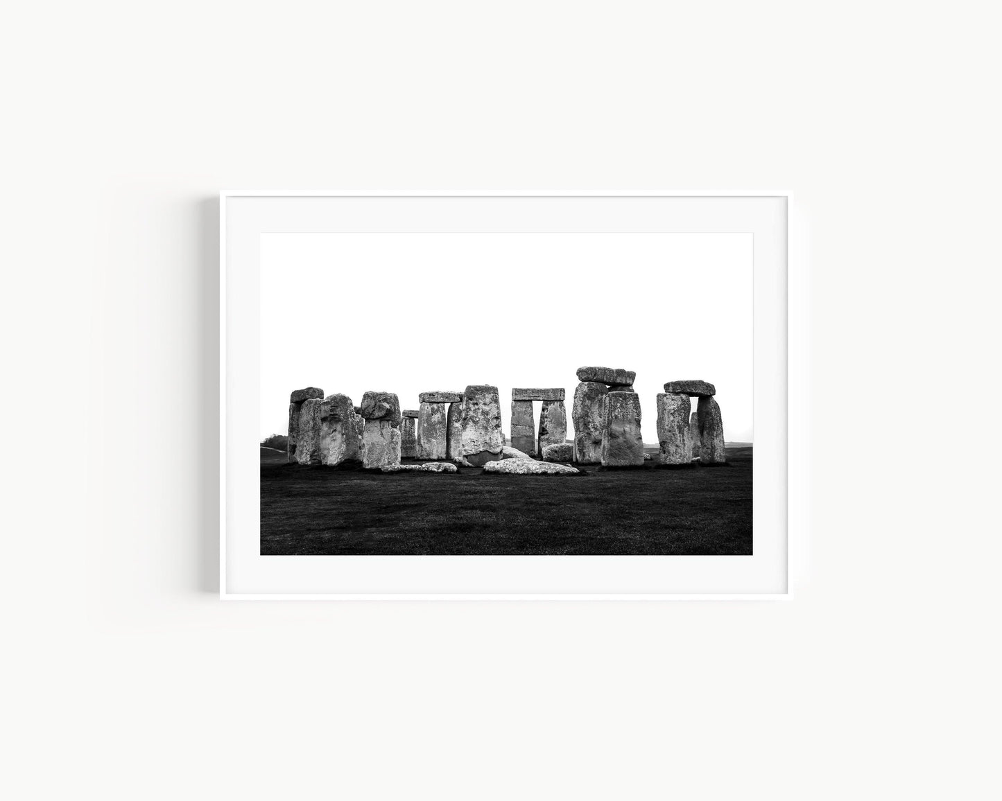B&W Stonehenge III | United Kingdom Print - Departures Print Shop