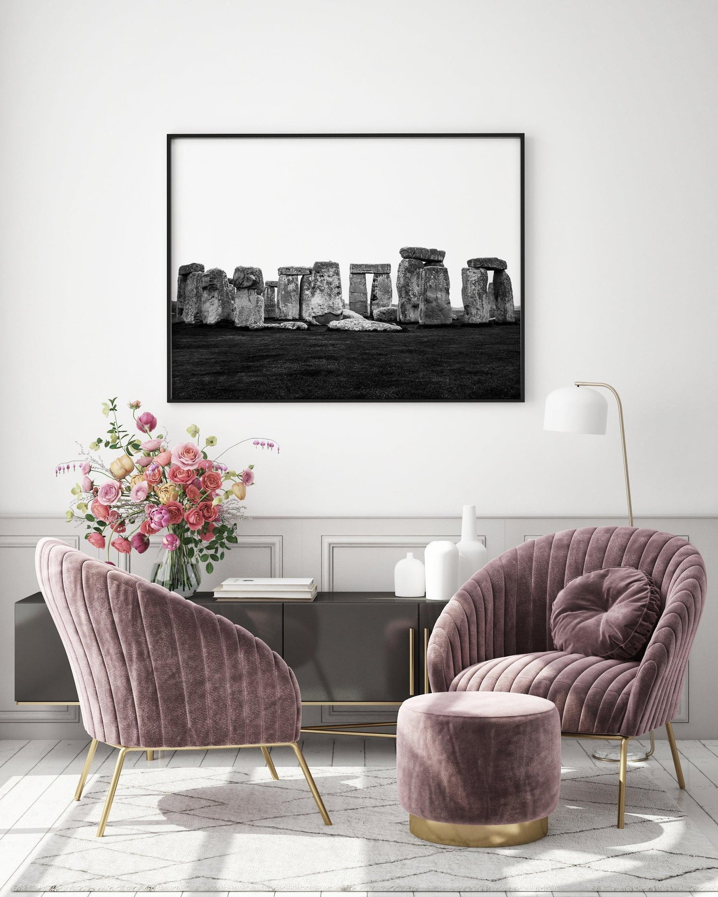 B&W Stonehenge III | United Kingdom Print - Departures Print Shop