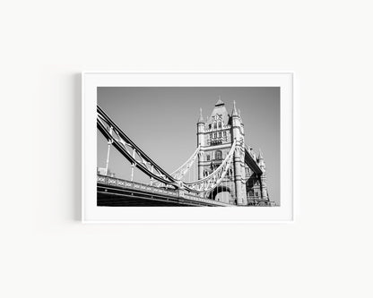 B&W Tower Bridge VI | London Print - Departures Print Shop