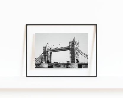 B&W Tower Bridge II | London Print - Departures Print Shop