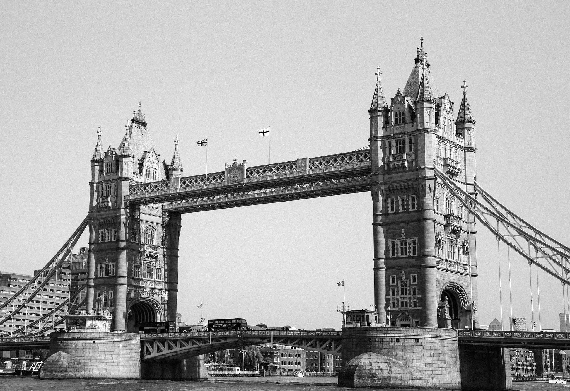 B&W Tower Bridge II | London Print - Departures Print Shop