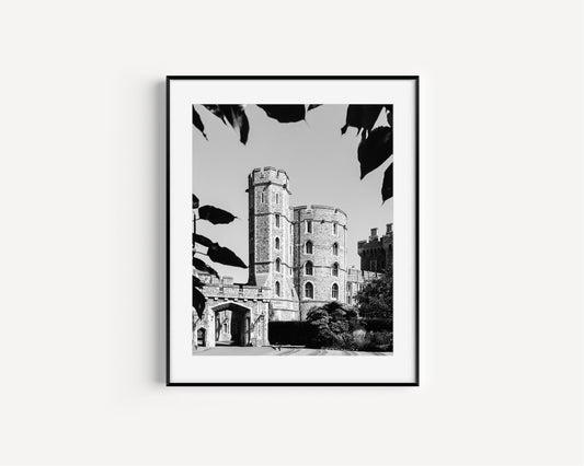 B&W Windsor Castle II | England Print - Departures Print Shop