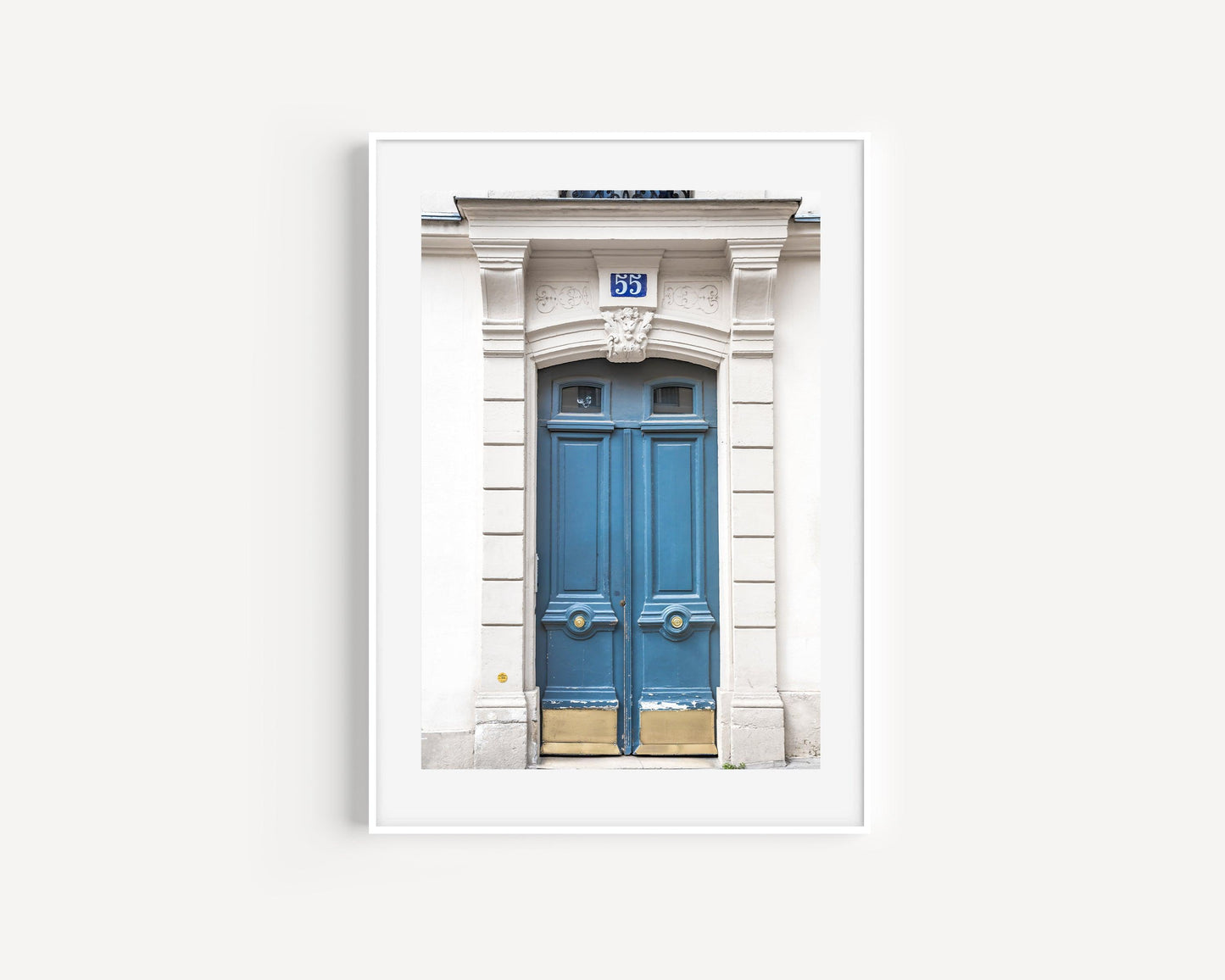 Blue Door II | Paris Photography Print - Departures Print Shop