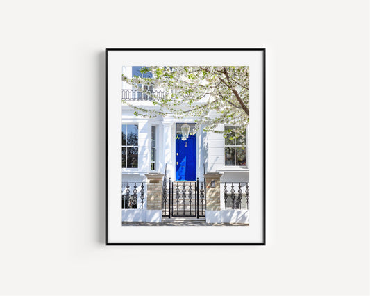 Blue Door Notting Hill | London Print - Departures Print Shop
