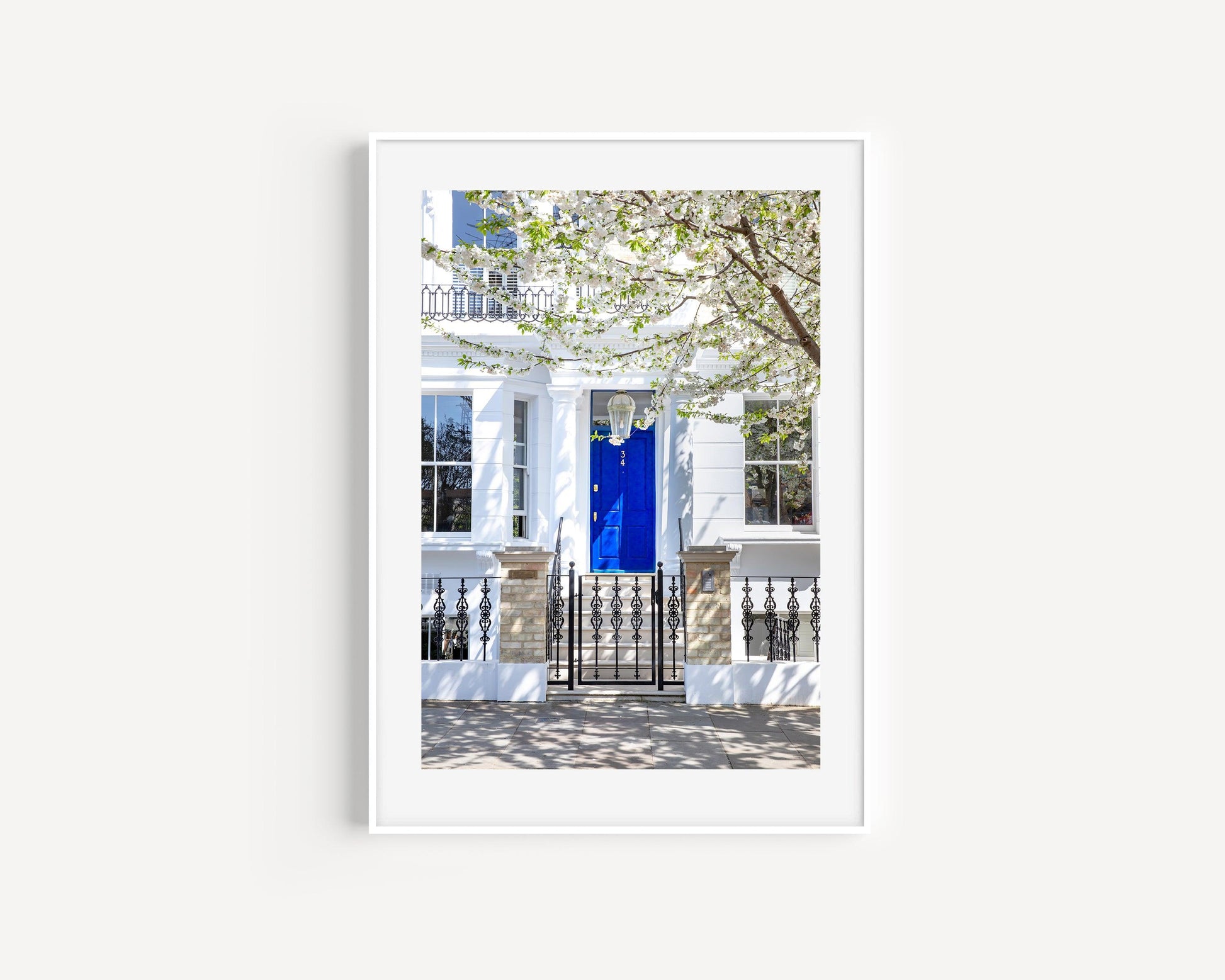 Blue Door Notting Hill | London Print - Departures Print Shop