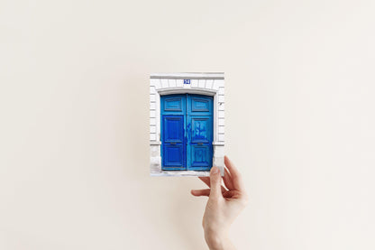 Blue Door | Paris Photography Print - Departures Print Shop
