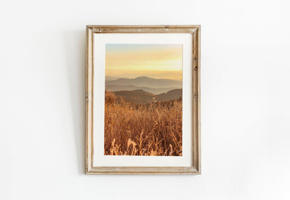 Blue Ridge Mountain Photography | Mountain Landscape Print - Departures Print Shop