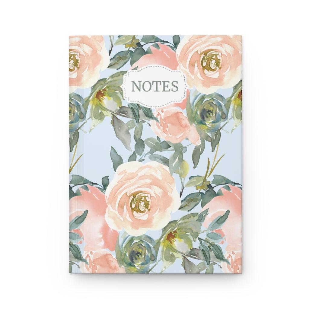 Carolina | Floral Print Hardcover Notebook - Departures Print Shop