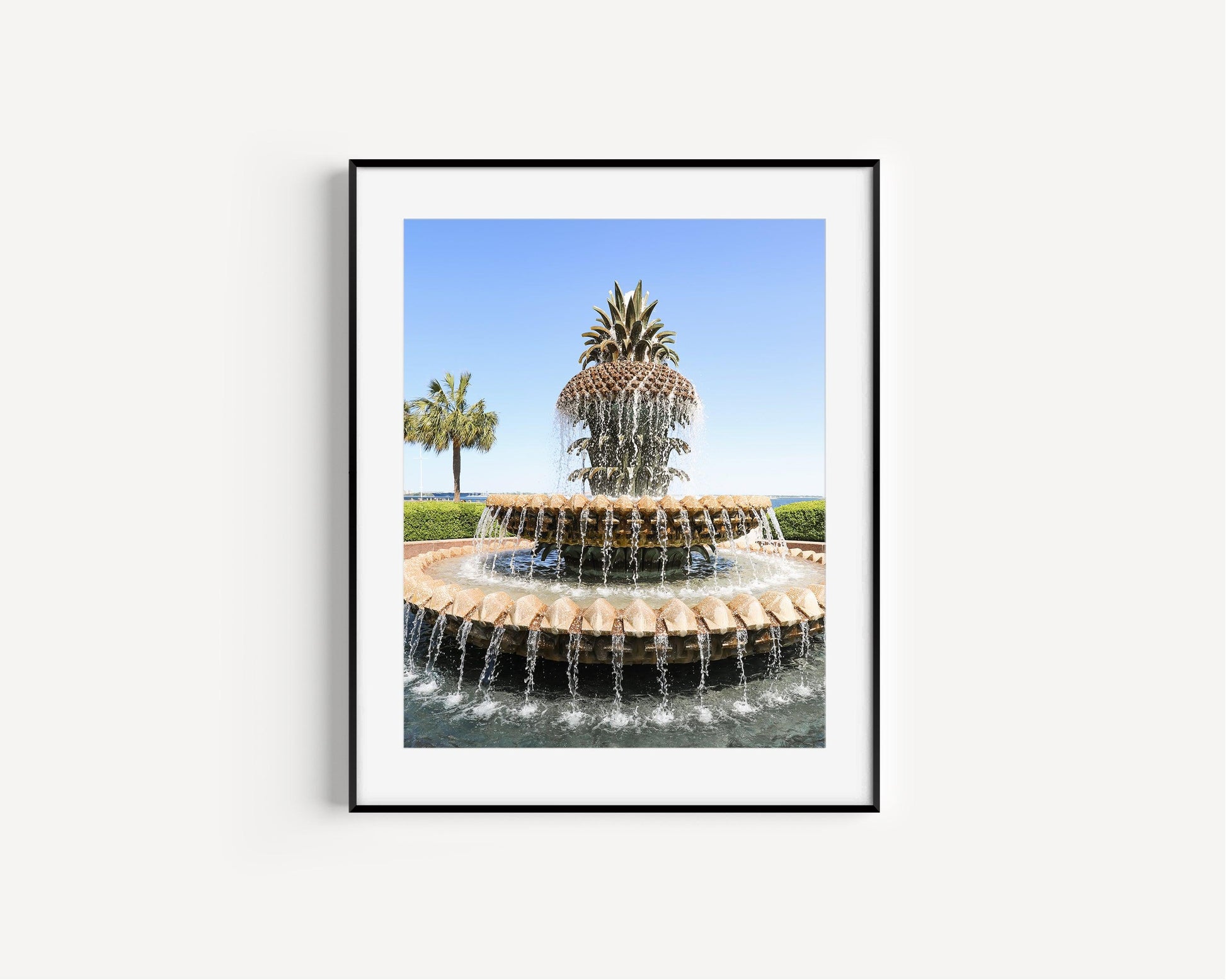 Charleston Pineapple Fountain Print | Charleston Photography Print - Departures Print Shop