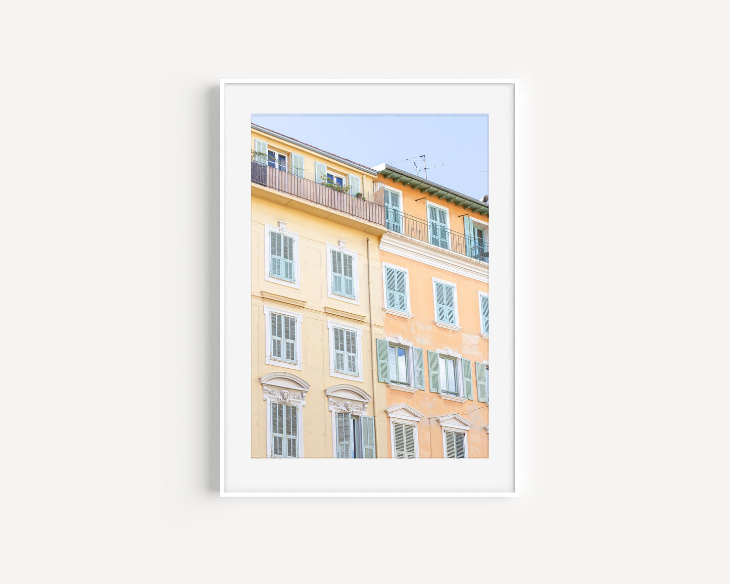 Colorful Nice Architecture II | French Riviera Print - Departures Print Shop