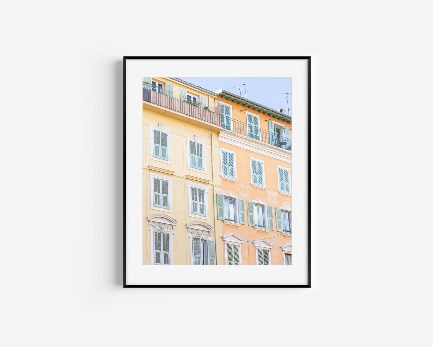 Colorful Nice Architecture II | French Riviera Print - Departures Print Shop