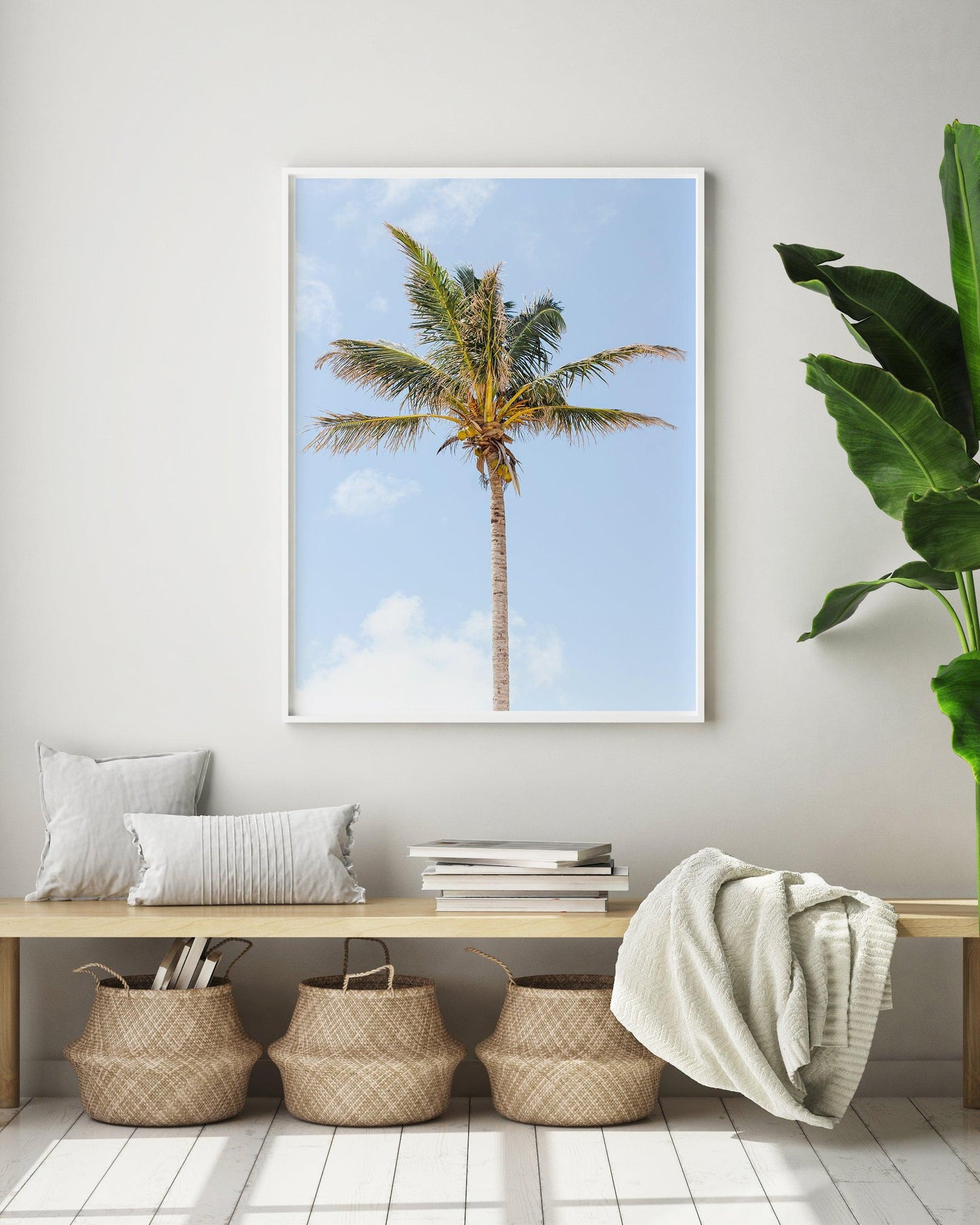 Caribbean High Rise | Palm Tree Print - Departures Print Shop