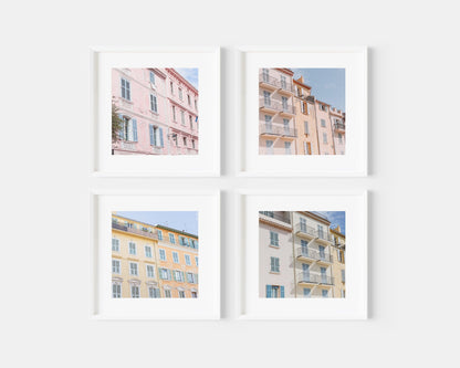 Cote D'Azur Print Set of Four | French Riviera Print - Departures Print Shop