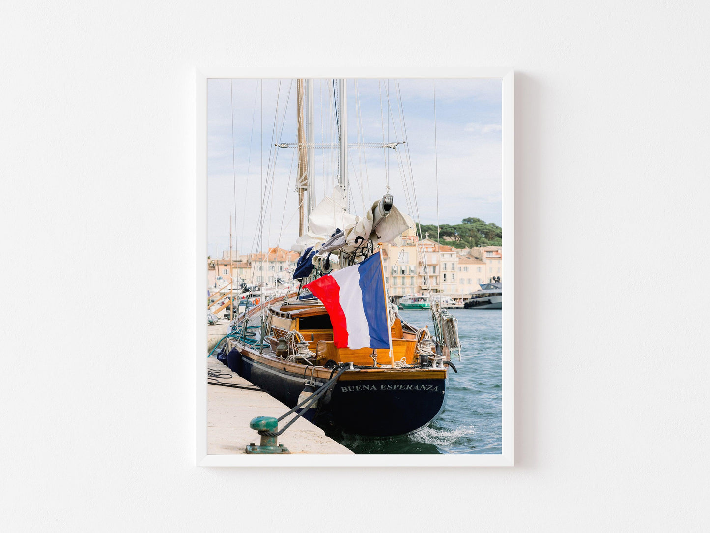 Docked | South of France Photography Print - Departures Print Shop