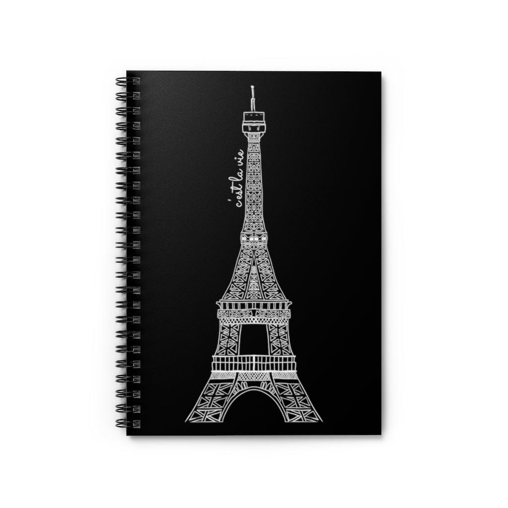 Eiffel Tower Spiral Notebook - Departures Print Shop