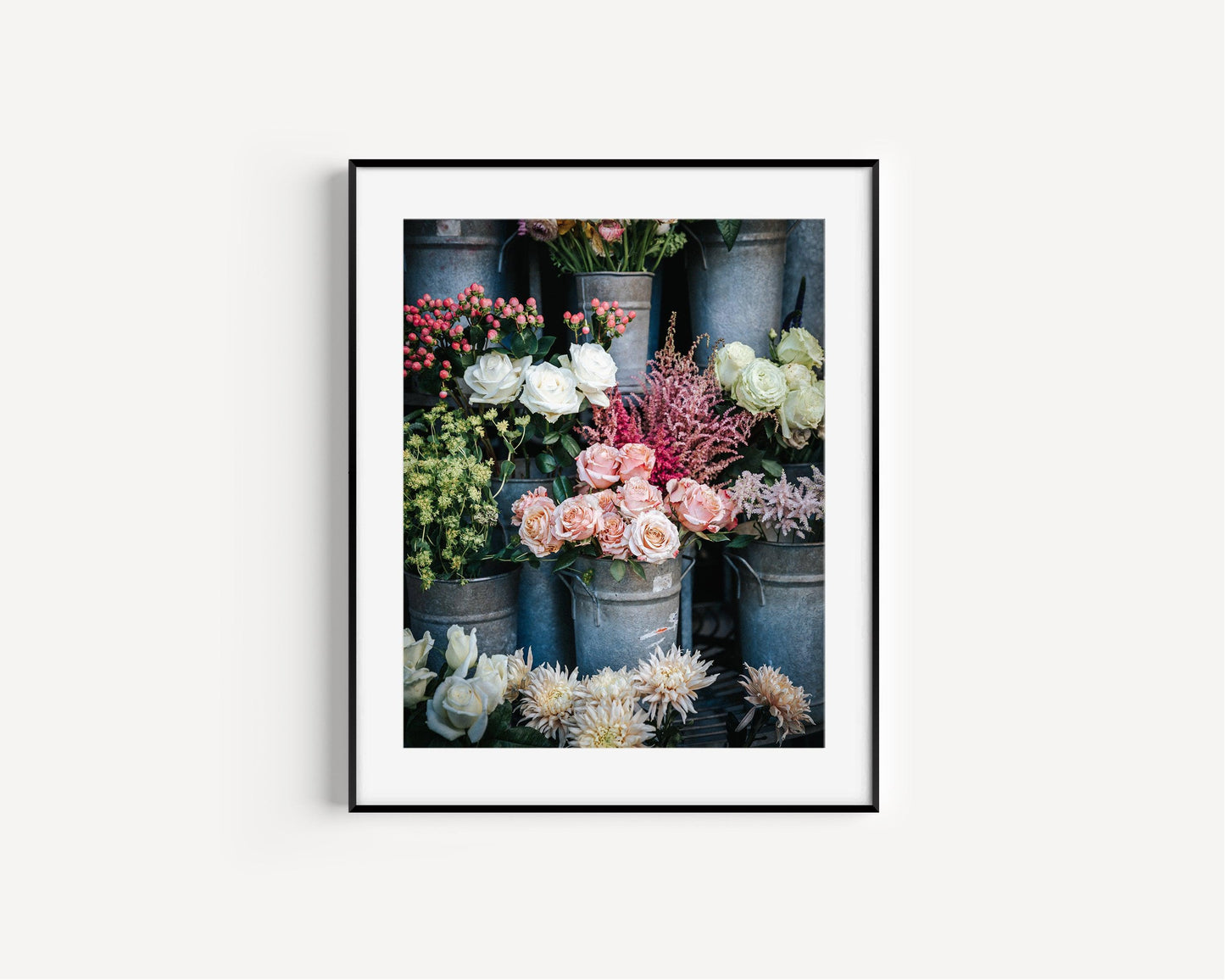 European Flower Market | Floral Photography Print - Departures Print Shop