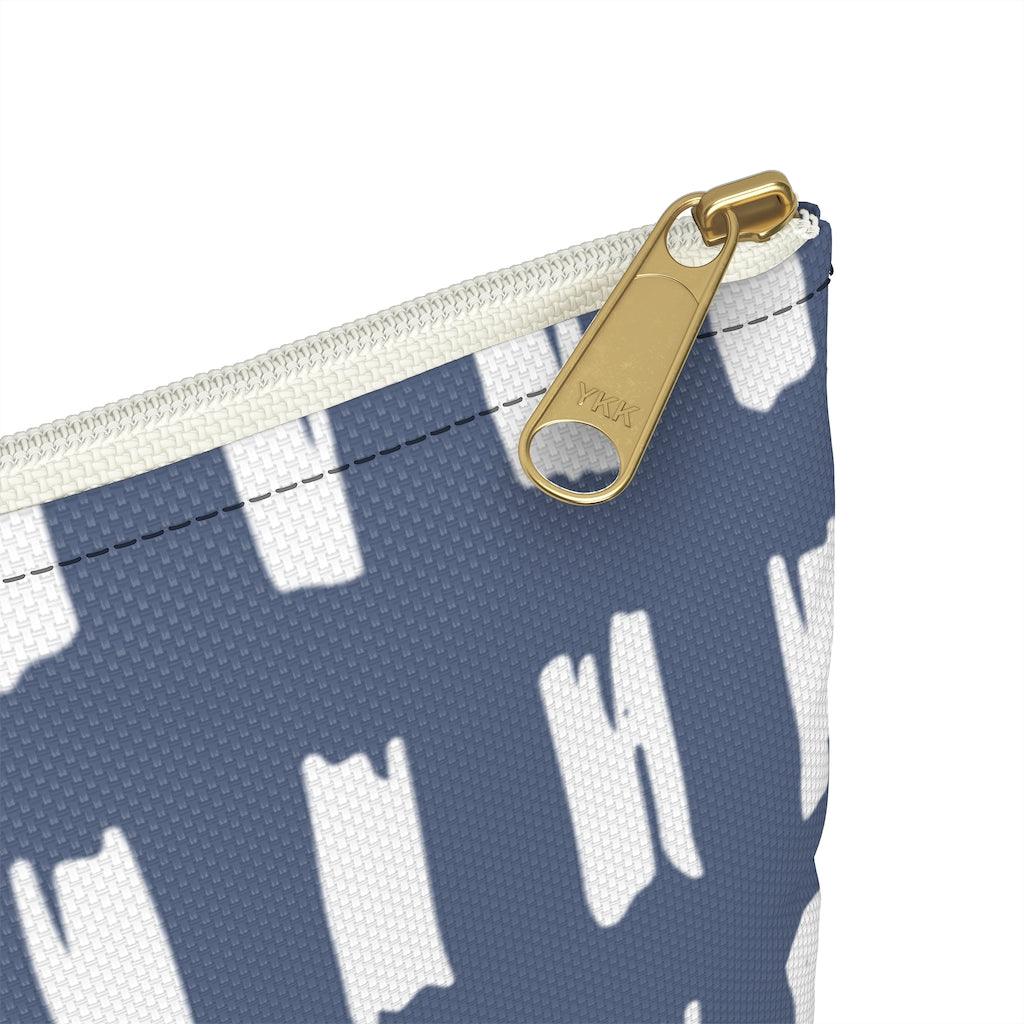 First Class | Blue Check Tote Bag - Departures Print Shop