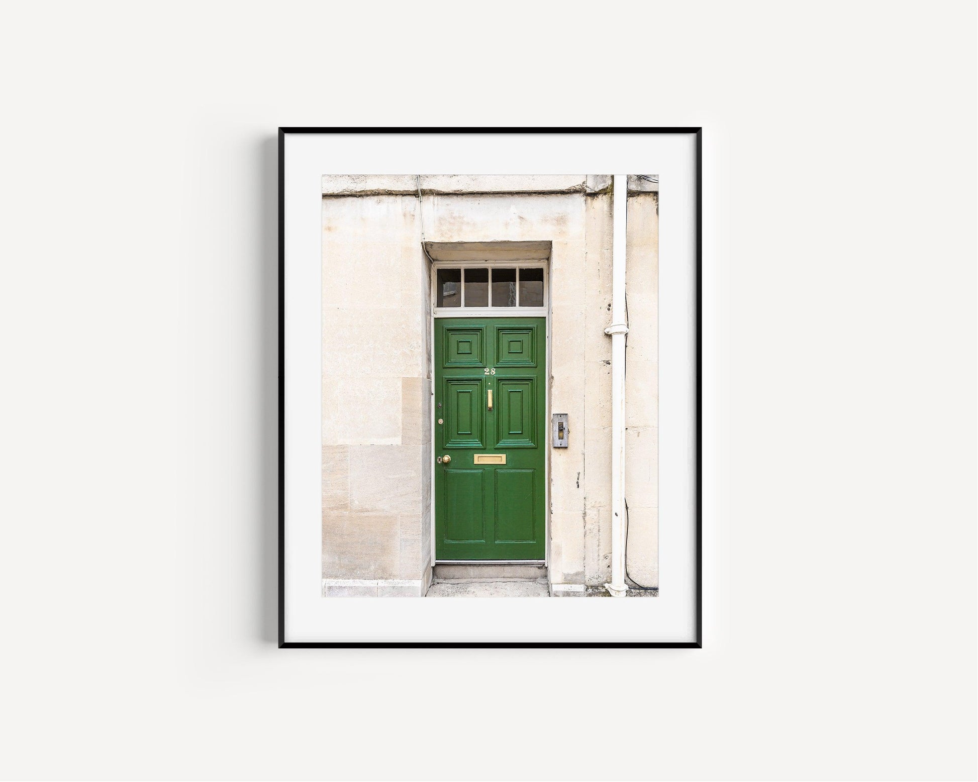 Green Doorway | Europe Travel Print - Departures Print Shop