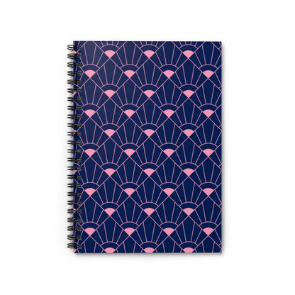 Hidden Gem | Geometric Print Spiral Notebook - Departures Print Shop