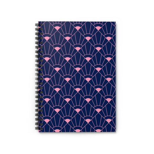 Hidden Gem | Geometric Print Spiral Notebook - Departures Print Shop