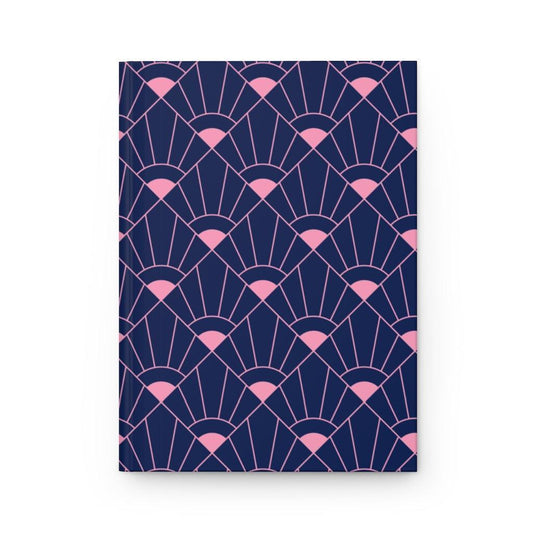 Hidden Gem | Geometric Print Hardcover Notebook - Departures Print Shop