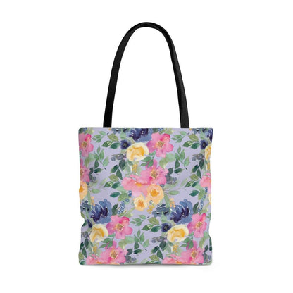 In The Garden | Floral Print Tote Bag - Departures Print Shop