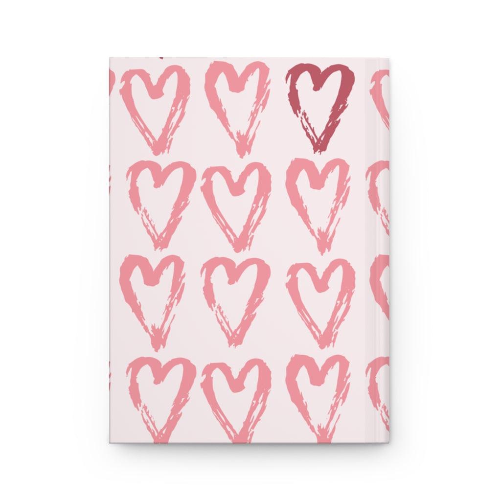 Je T'aime | Heart Hardcover Notebook - Departures Print Shop