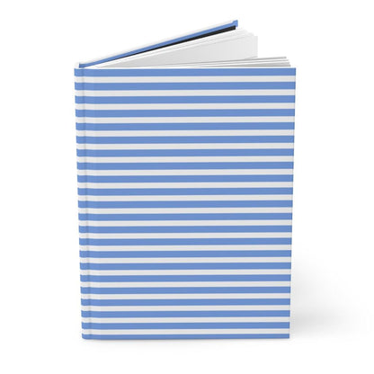 Martha's Vineyard | Blue Striped Hardcover Notebook - Departures Print Shop