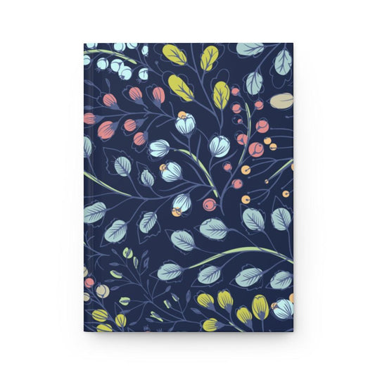 Midnight Garden | Floral Print Notebook - Departures Print Shop