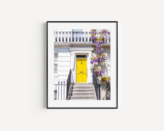 Notting Hill Wisteria | London Photography Print - Departures Print Shop