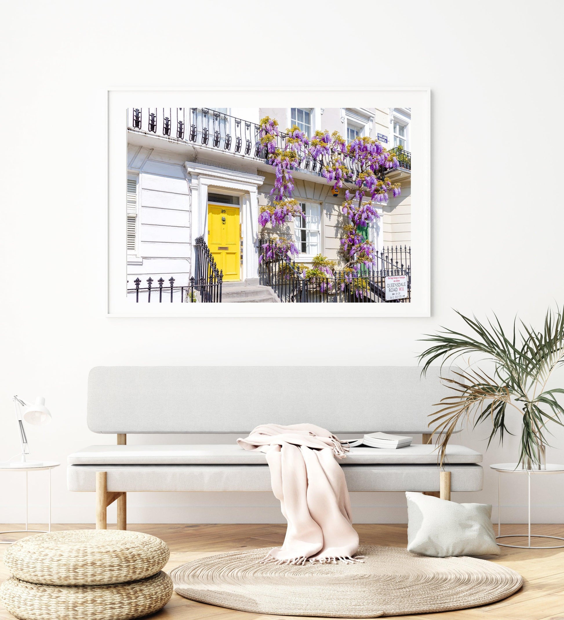 Notting Hill Wisteria II | London Print - Departures Print Shop