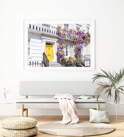 Notting Hill Wisteria II | London Print - Departures Print Shop