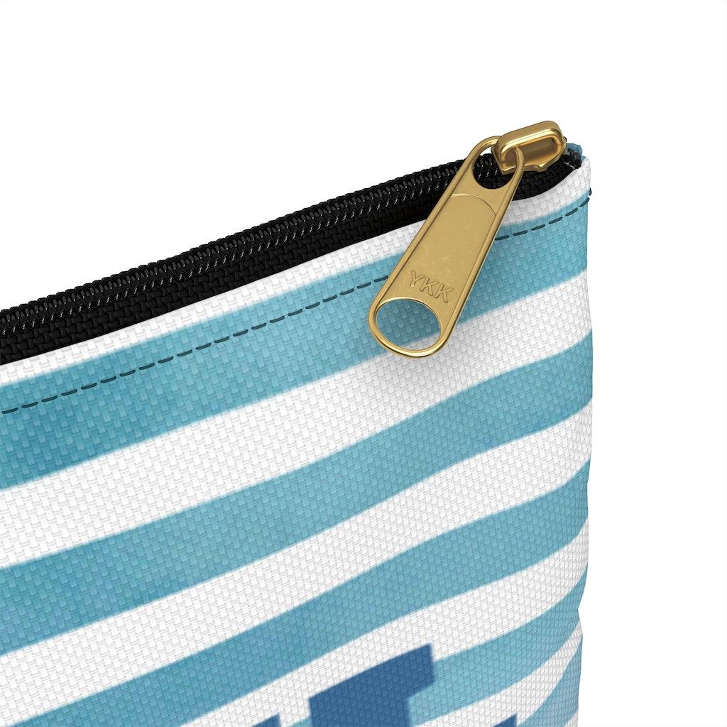 Ocean Blue | Striped Tote Bag - Departures Print Shop