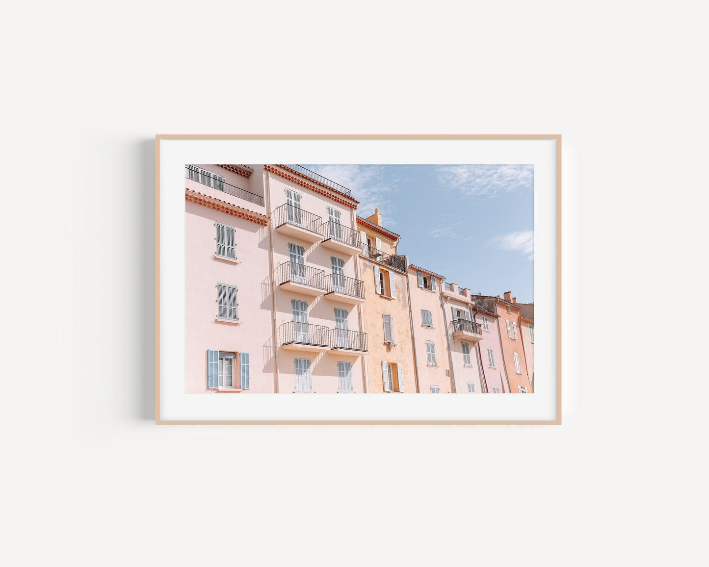 Pastel Pink St. Tropez | South of France Print - Departures Print Shop