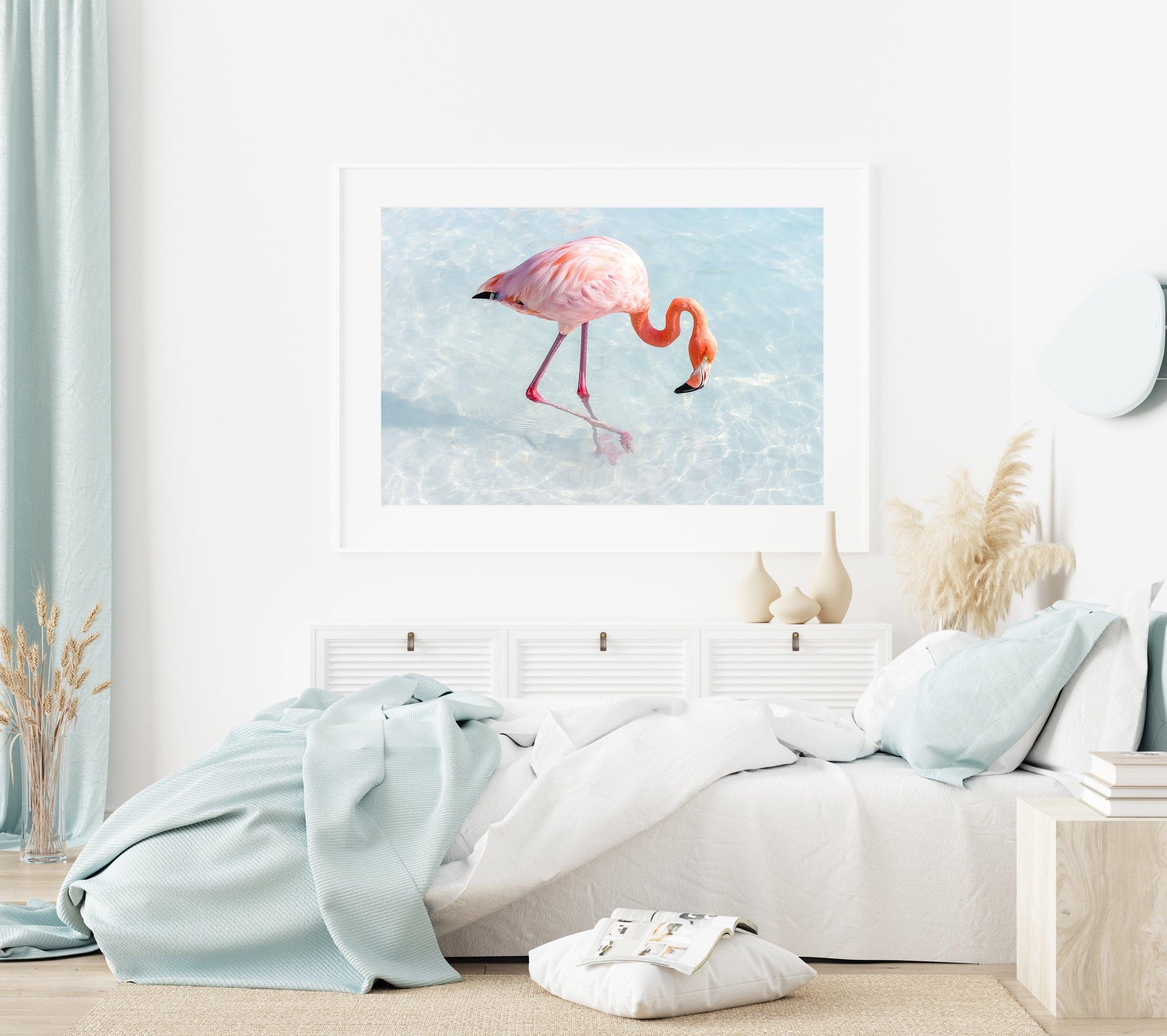 Pink Flamingo | Beach Print - Departures Print Shop