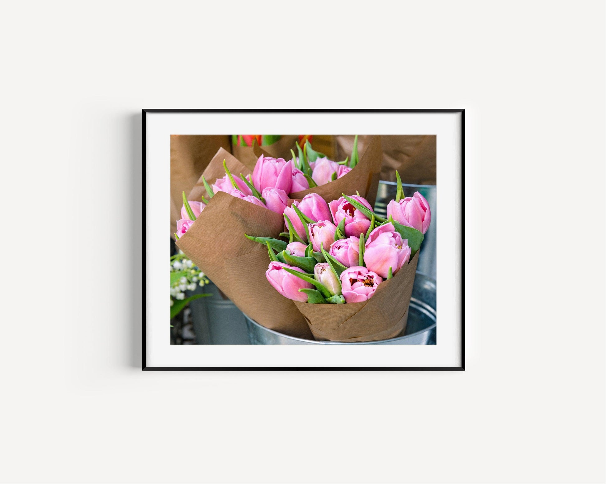 Pink Tulips II | Floral Photography Print - Departures Print Shop