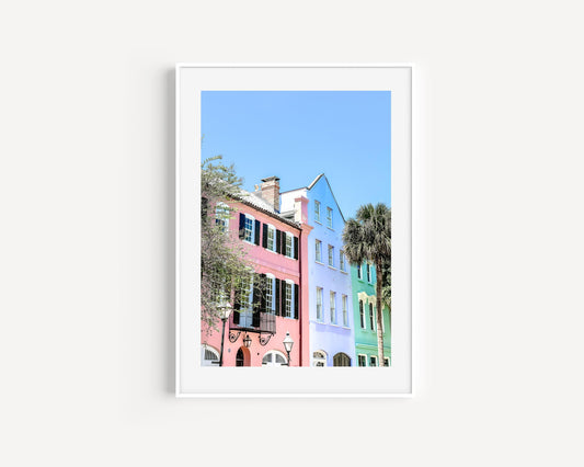 Rainbow Row V | Charleston Photography Print - Departures Print Shop