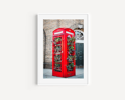 Red Telephone Booth VI | London Print - Departures Print Shop