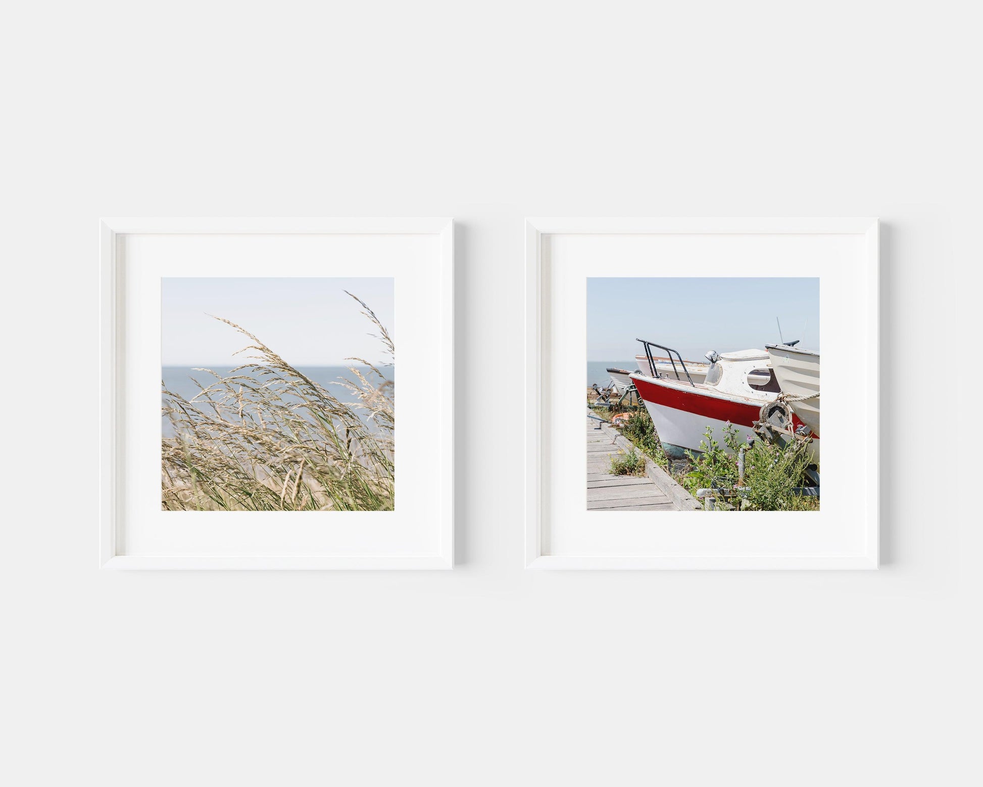 Sea Oats | Square Beach Print - Departures Print Shop
