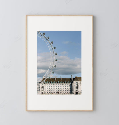 South Bank London Eye | London Print - Departures Print Shop