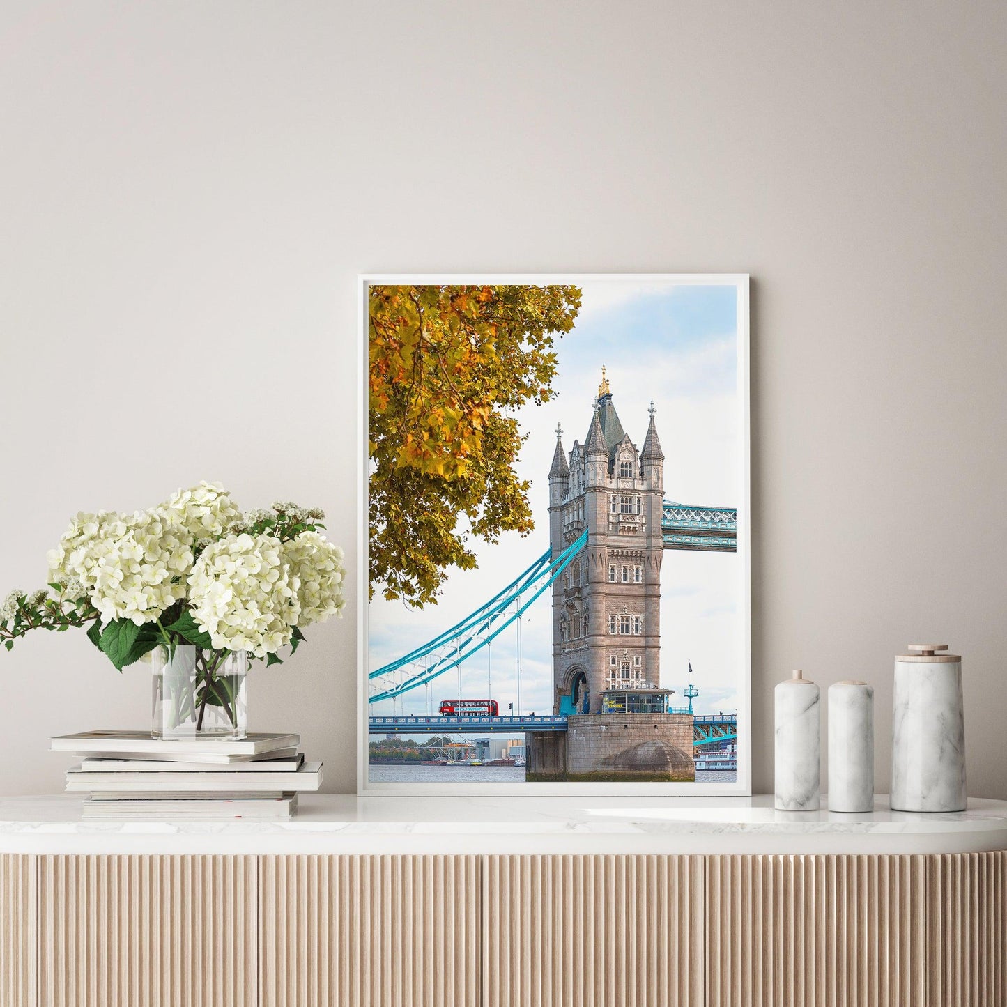 Tower Bridge In The Fall | London Print - Departures Print Shop
