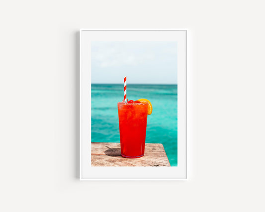 Tropical Cocktail | Beach Print - Departures Print Shop