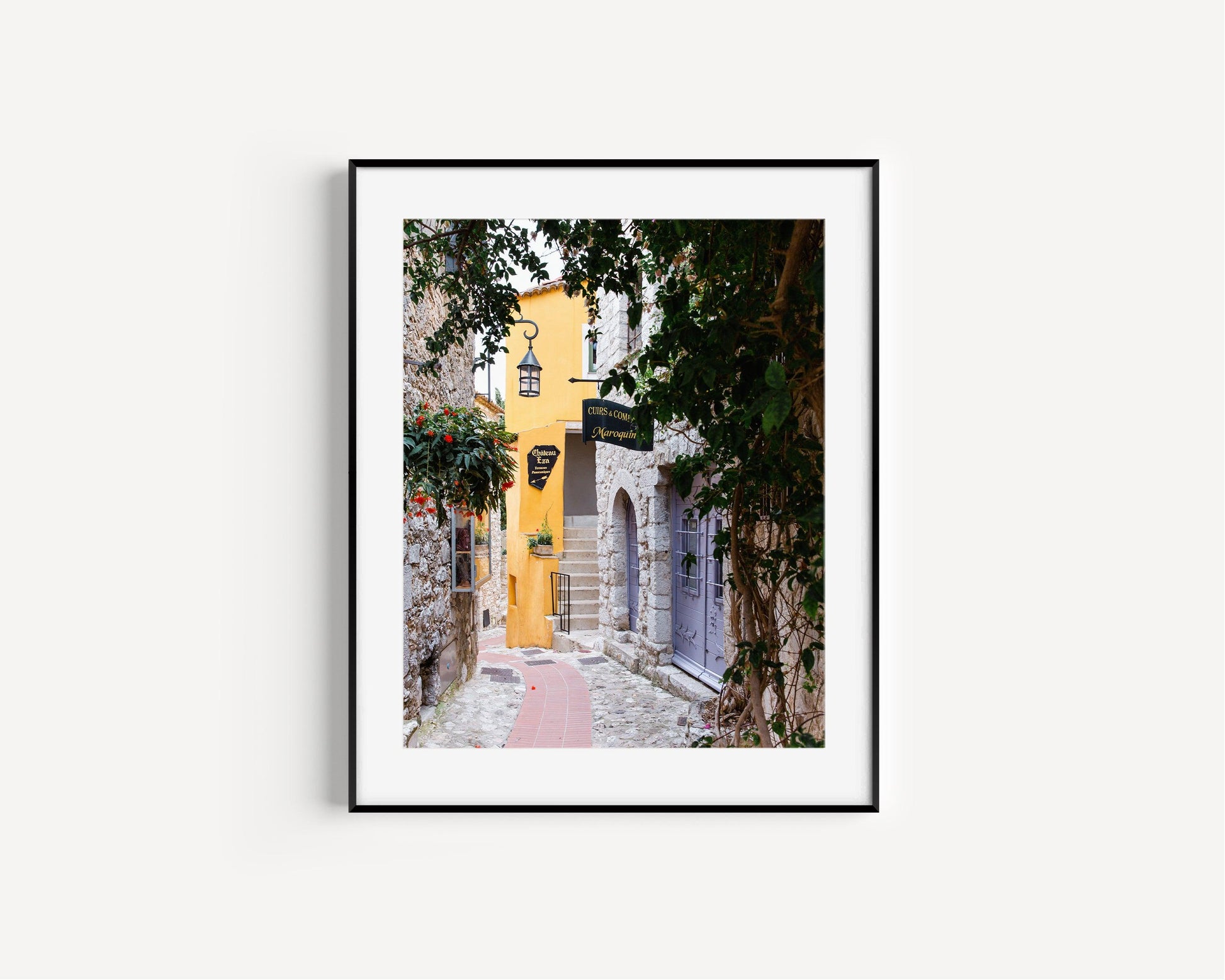 Village of Eze Alley | French Riviera Print - Departures Print Shop
